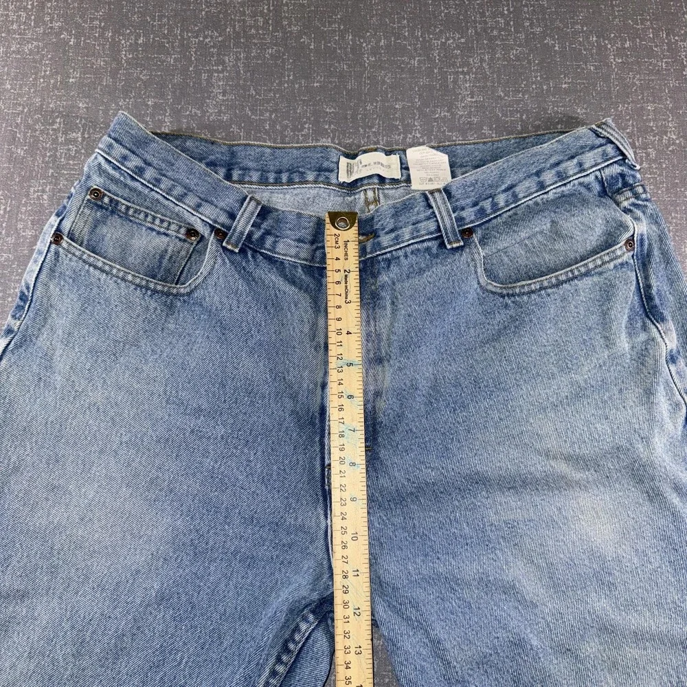 BCC Blues Jeans Mens 36x30 Light Wash Denim Loose Fit Straight Leg Classic